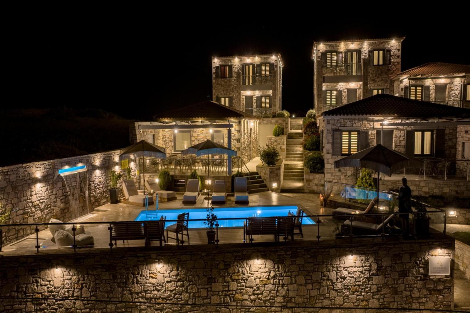 Agios Ioannis Kaspaka Lithoessa Luxury Apartments מראה חיצוני תמונה